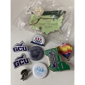 Lots Of 9 Vintage Collectible‎ Pins